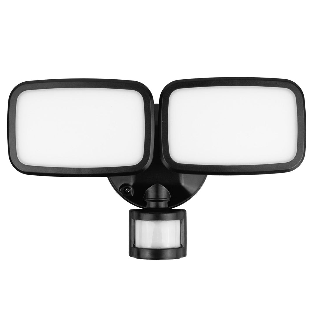 Maclean LED zidna svjetiljka, s PIR senzorom, 20 W, 1500 lm, IP65, neutralno bijela 4000 K, crna, MCE524 B