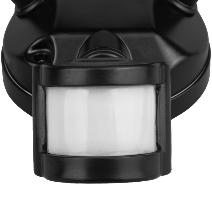 Maclean LED zidna svjetiljka, s PIR senzorom, 20 W, 1500 lm, IP65, neutralno bijela 4000 K, crna, MCE524 B