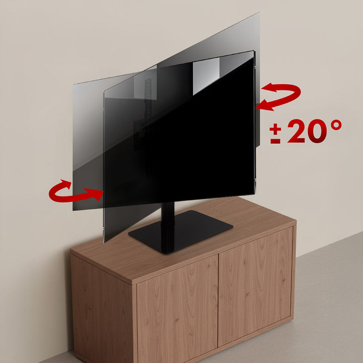 Maclean univerzalni TV stalak, za TV ormarić, stalak, max. 35 kg, rotacija 20°, za TV od 32 do 55", MC-132