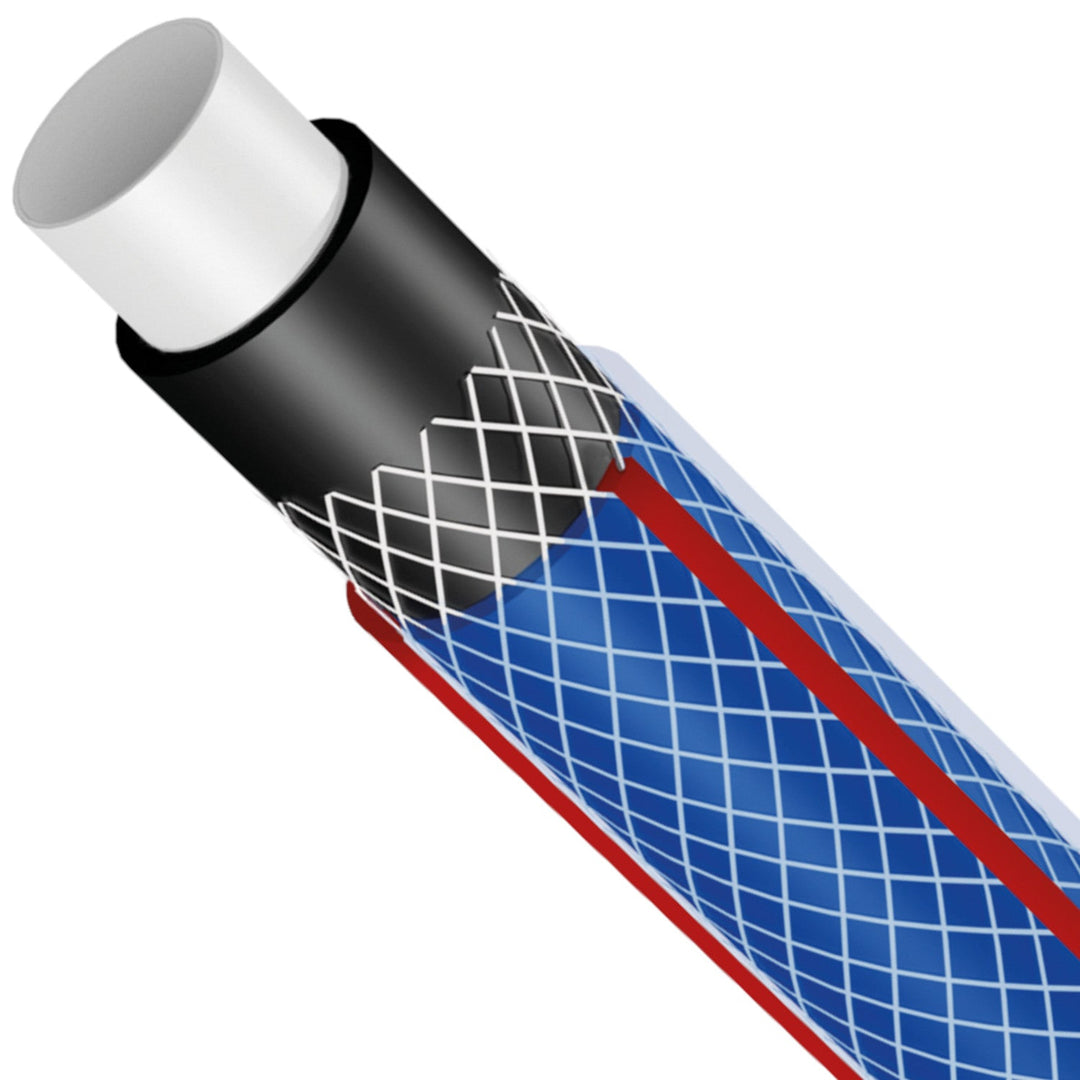 Vartco svijetloplava vrtna crijeva 3/4" 100 m, 4-slojna, 22 bara