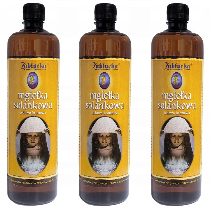 3x Zabłocka slana maglica 950 ml za udisanje u inhalatorima
