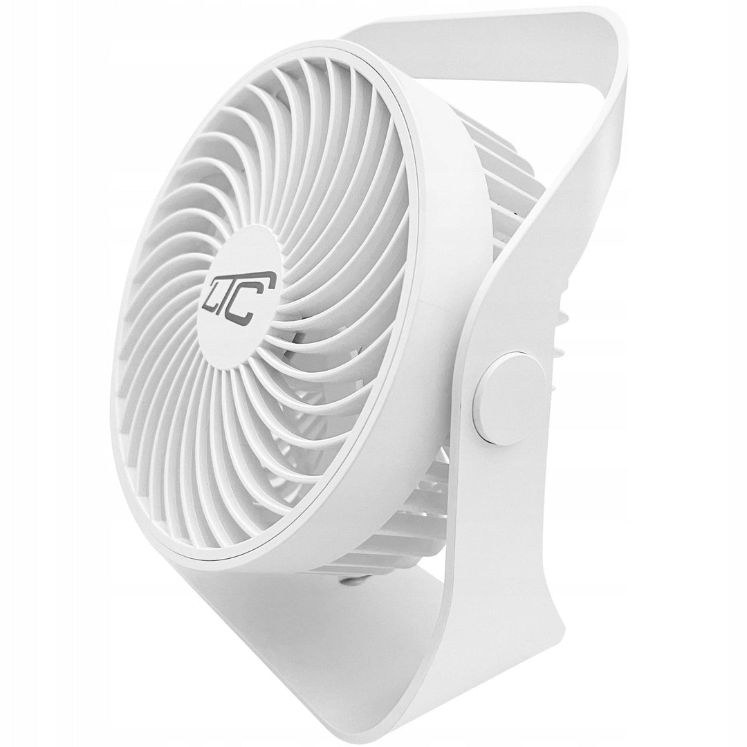 LTC bežični stolni ventilator, punjenje putem USB-C, 4 brzine, 2000 mAh baterija, LXWB16