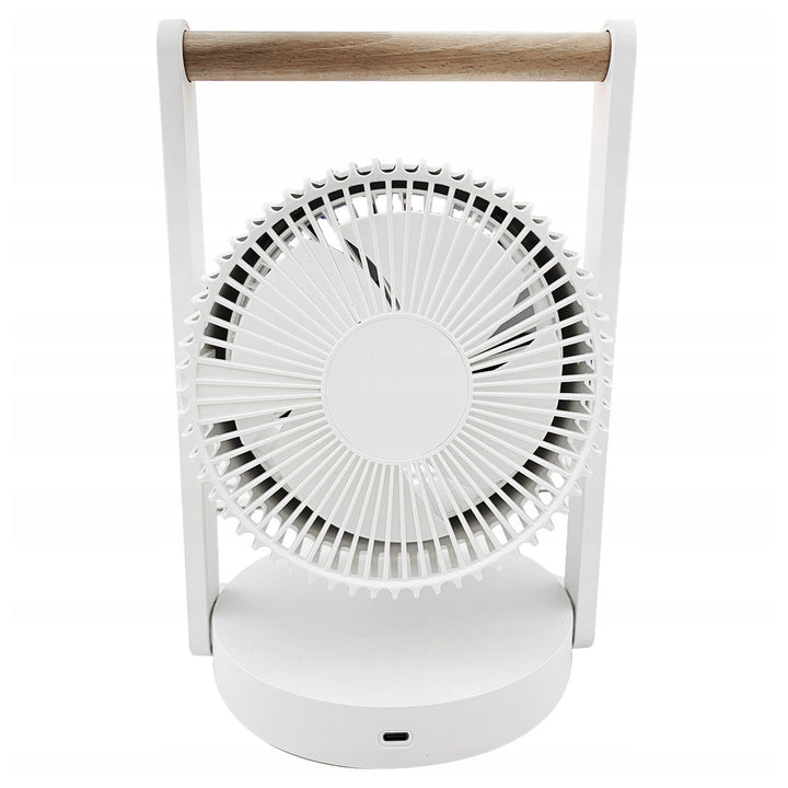 LTC bežični stolni ventilator, noćna svjetiljka i LED zaslon, 5 postavki brzine, 3600 mAh baterija, LXWB17