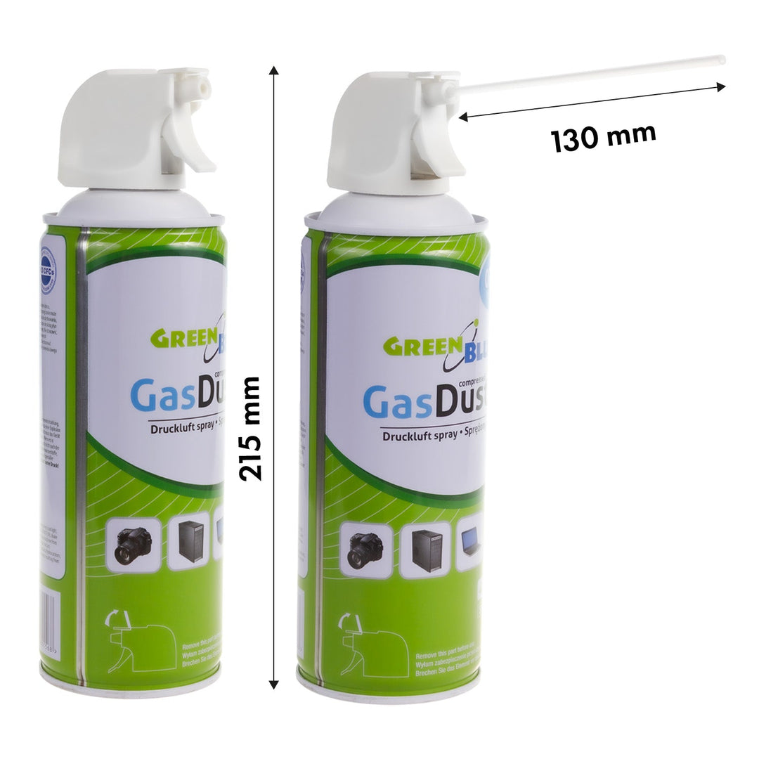 GreenBlue GB400 atomizer za komprimirani zrak 400 ml - pištolj za prskanje, 9 dijelova