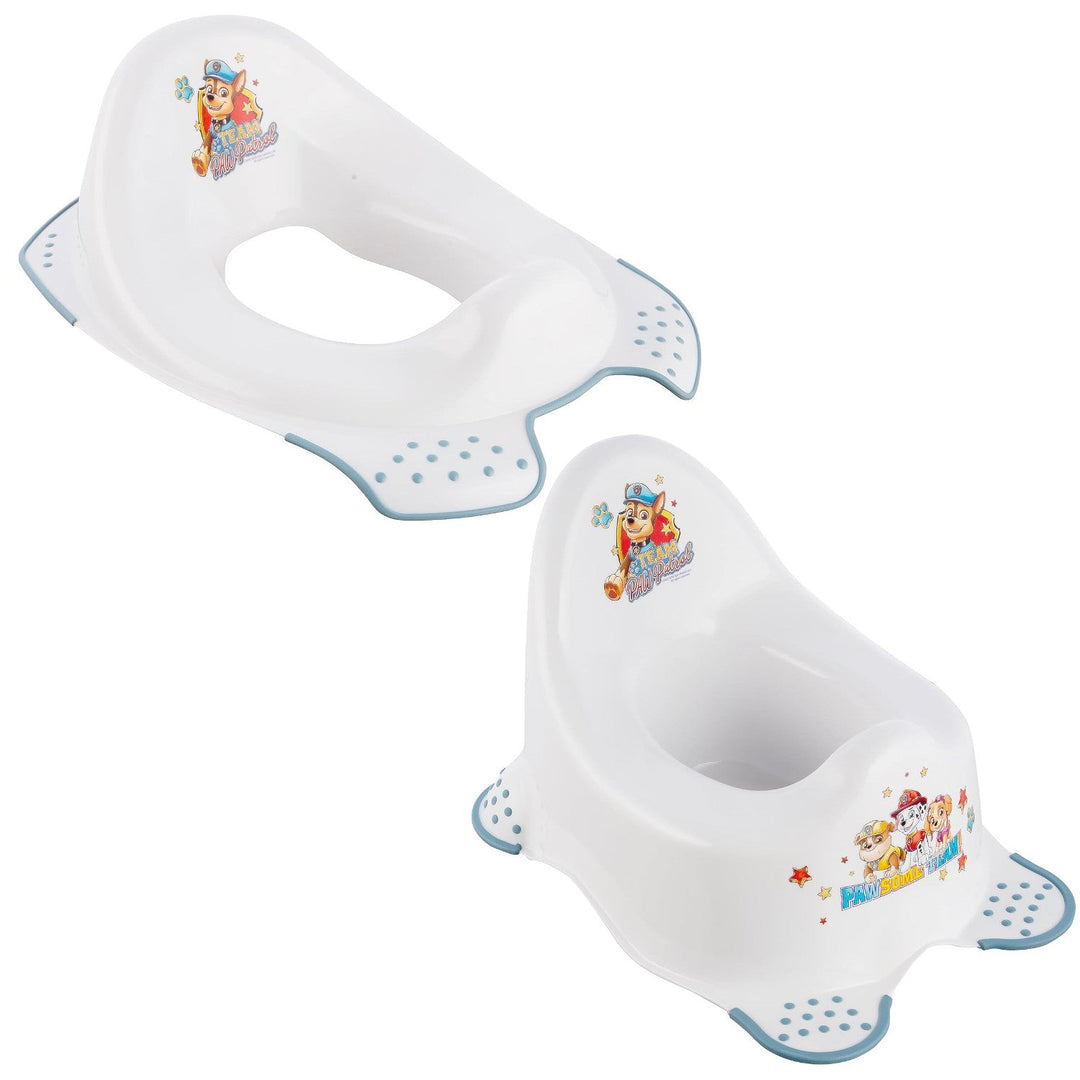 Psi Patrol neklizajuća navlaka za WC dasku - Paw Patrol+ Psi Patrol neklizajući nošeći lončić, bijela, do 15 kg