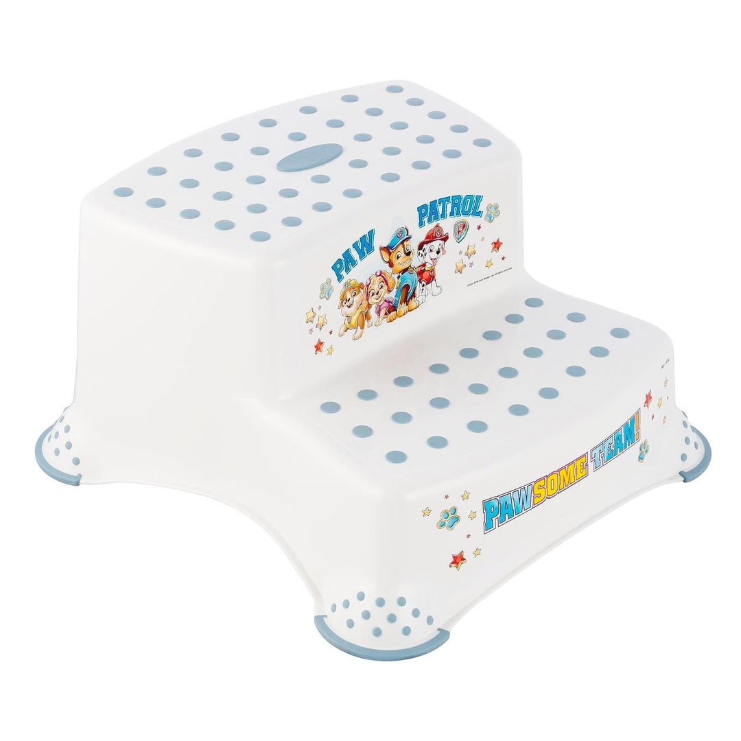 Psi Patrol neklizajuća navlaka za WC dasku - Paw Patrol+ Psi Patrol neklizajući stupić za penjanje, bijela, do 120 kg