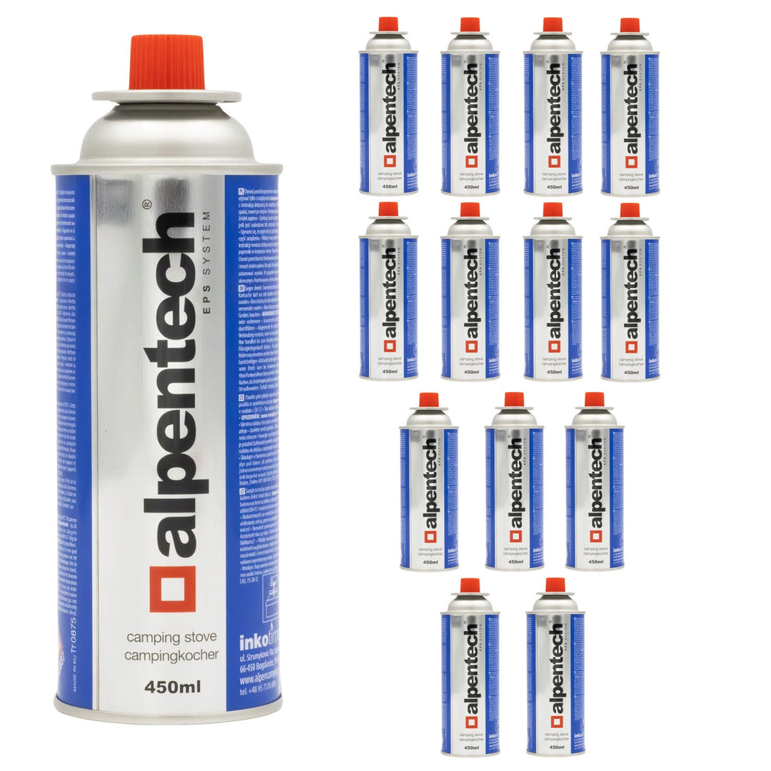 Alpentech plinska patrona 433 ml, u skladu s EN417, izobutan, EPS sustav, IK301, 14 komada
