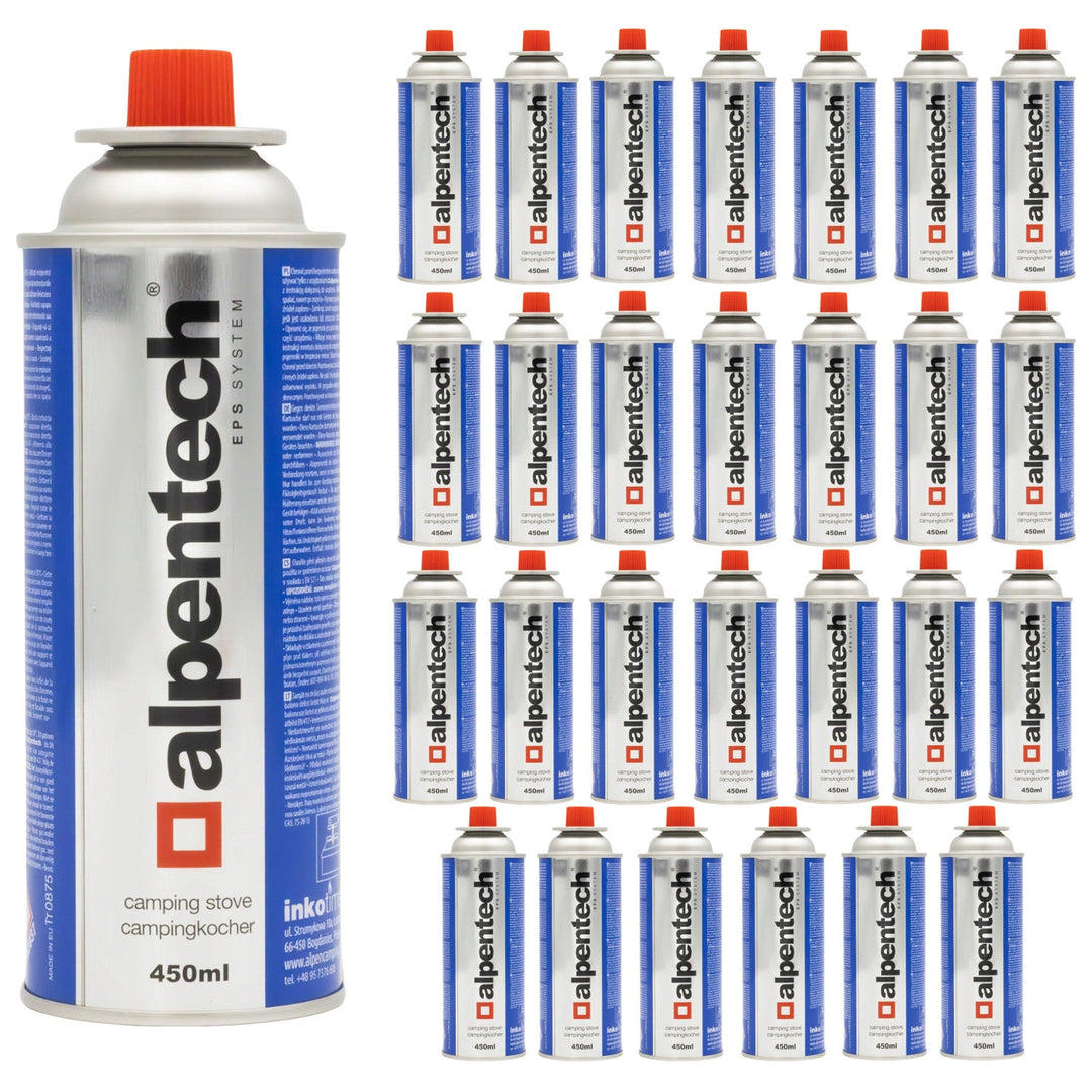 Alpentech plinska patrona 433 ml, u skladu s EN417, izobutan, EPS sustav, IK301, 28 komada
