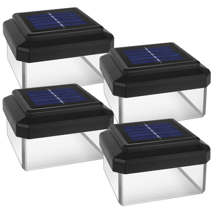 GreenBlue solarna LED lampa za stupove, 80x80 mm, krović u obliku omotnice, GB127, 4 komada