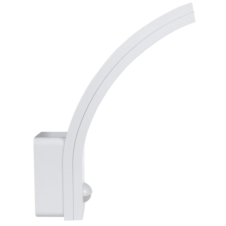 Maclean LED lampa s senzorom pokreta, PIR senzor pokreta, bijela, 10 W, IP54, 750 lm, neutralno bijela boja (4000 K) MCE244 W