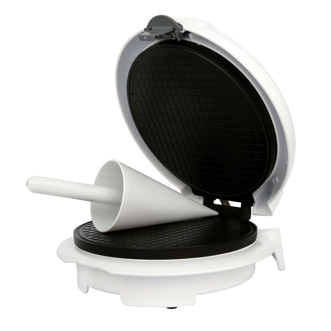Adlerova vafl-peć, glatka kontrola temperature, 1500 W, bijela, AD 3038