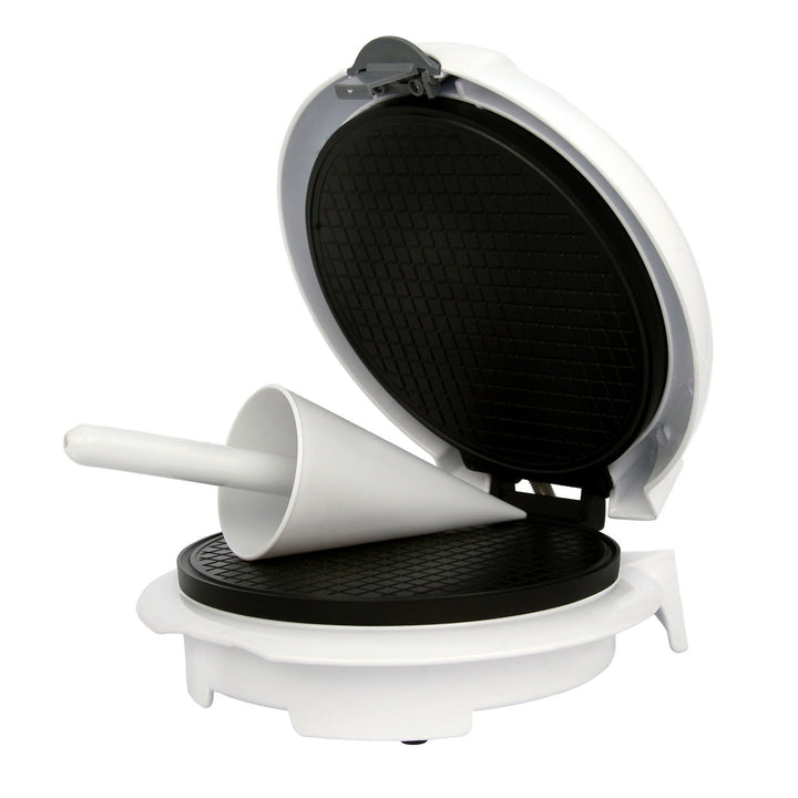 Adlerova vafl-peć, glatka kontrola temperature, 1500 W, bijela, AD 3038