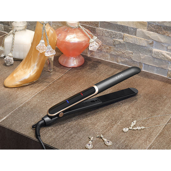 LAFE ravnalo za kosu s kontrolom temperature, 35 W, keramički premaz, Sleek &amp; Shine Straightener
