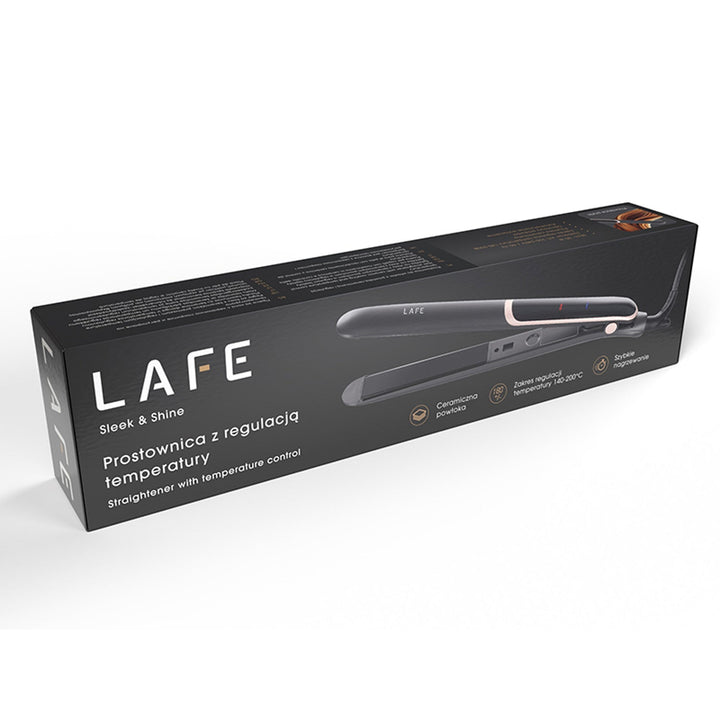 LAFE ravnalo za kosu s kontrolom temperature, 35 W, keramički premaz, Sleek &amp; Shine Straightener