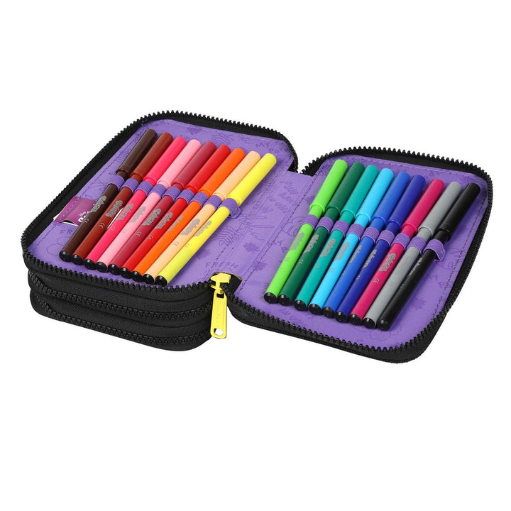 CoolPack trodijelna futrola za olovke s dodacima JUMPER 3 STITCH