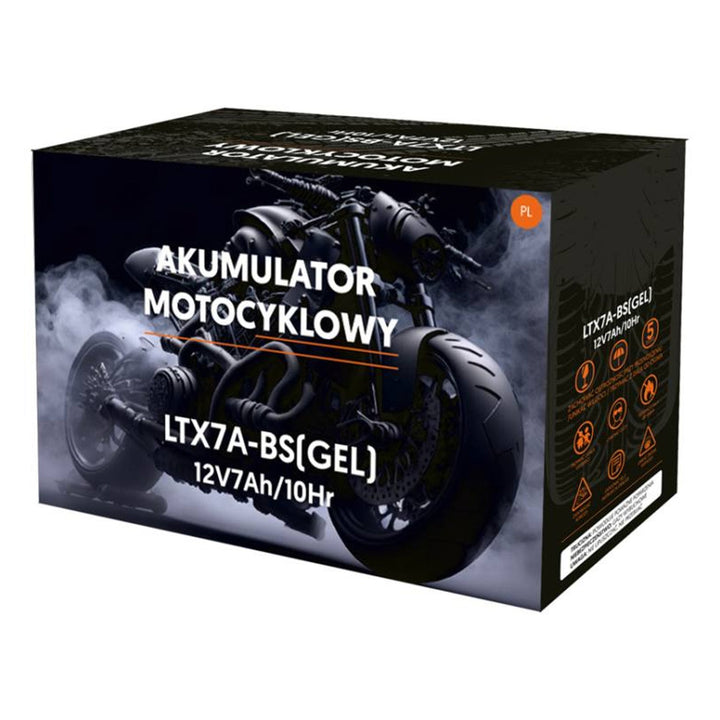 Lamex gel baterija, motocikl, 12V, 7Ah, LTX7A-BS