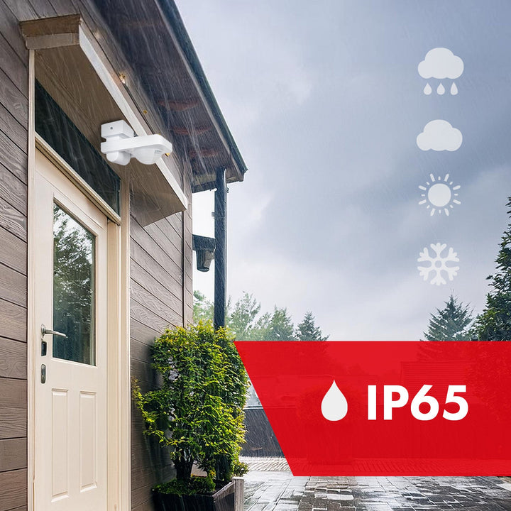 Maclean PIR senzor pokreta, infracrveni, IP65, max 2000W, MCE243, 2 komada