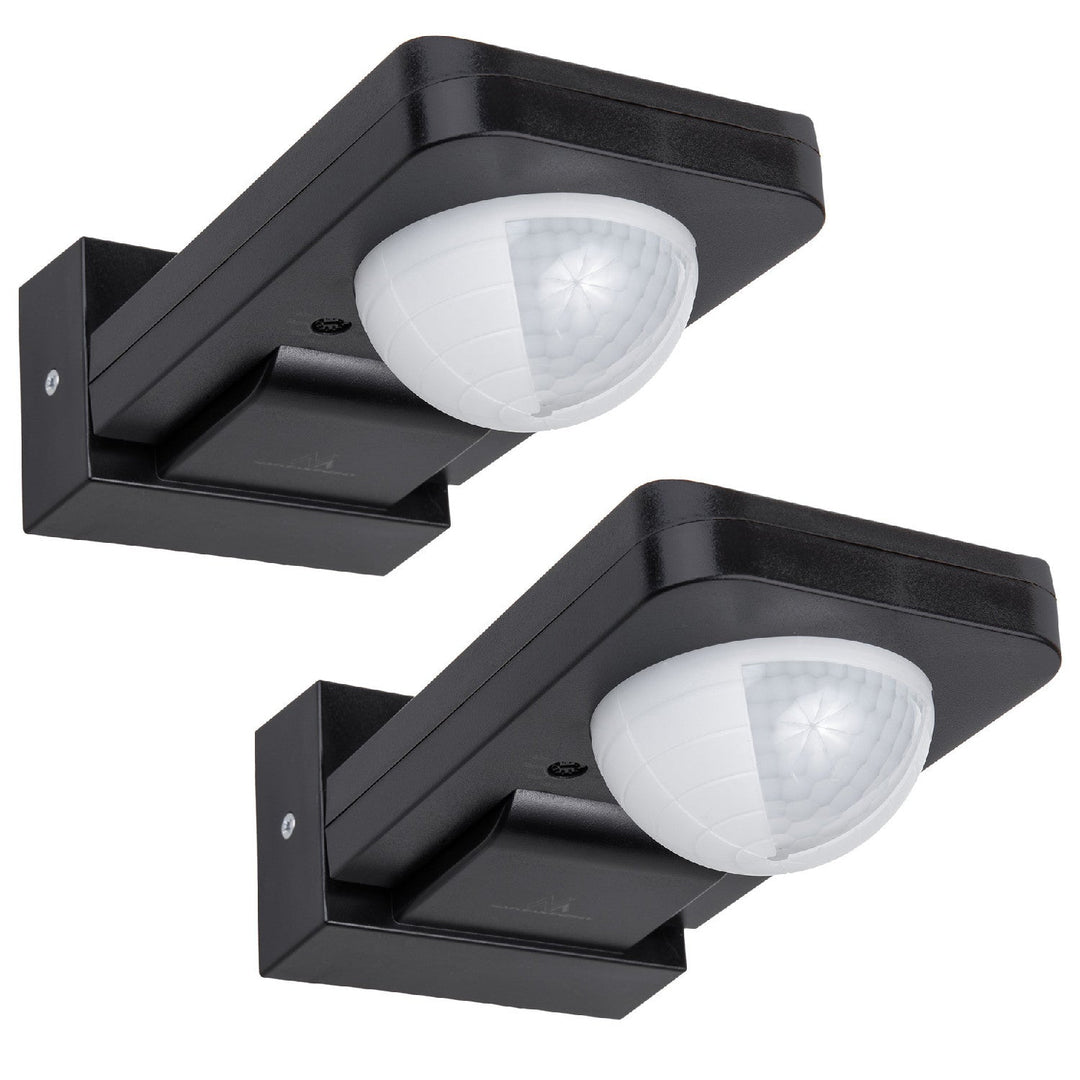 Maclean PIR senzor pokreta, infracrveni, IP65, max. 2000 W, crni, MCE243 B, 2 komada