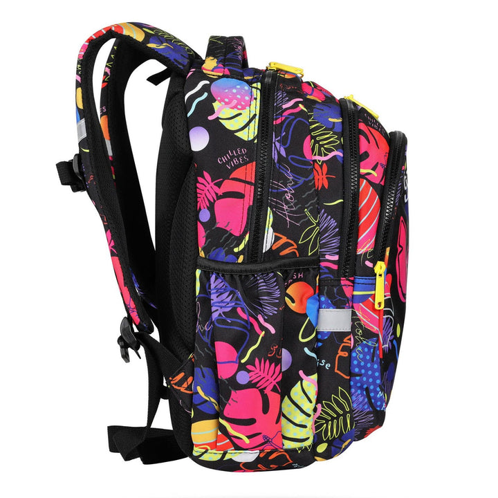 19 L Coolpack Jerry DISNEY STITCH školski ruksak, crni + CoolPack trodijelna kutija za olovke s dodatkom JUMPER 3 STITCH