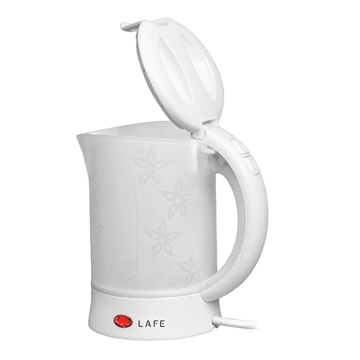 Lafe električni čajnik, putni, 600 W, kapacitet 0,6 l, 2 šalice, 2 čajne žličice, bijeli, Scandi