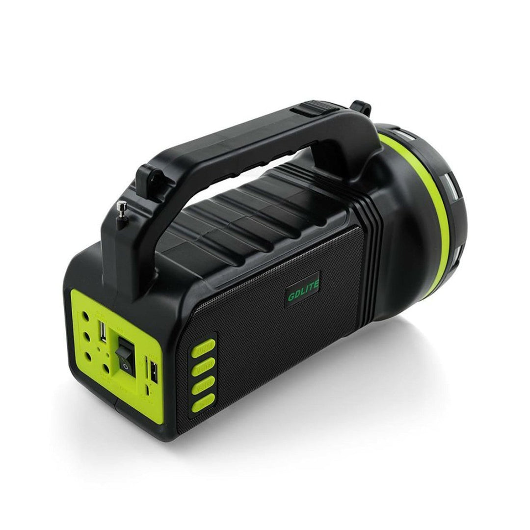 Verna višenamjenska solarna svjetiljka, 6-u-1, power bank, solarni panel, lampa, LED svjetla, zvučnik + radio, Tur000008