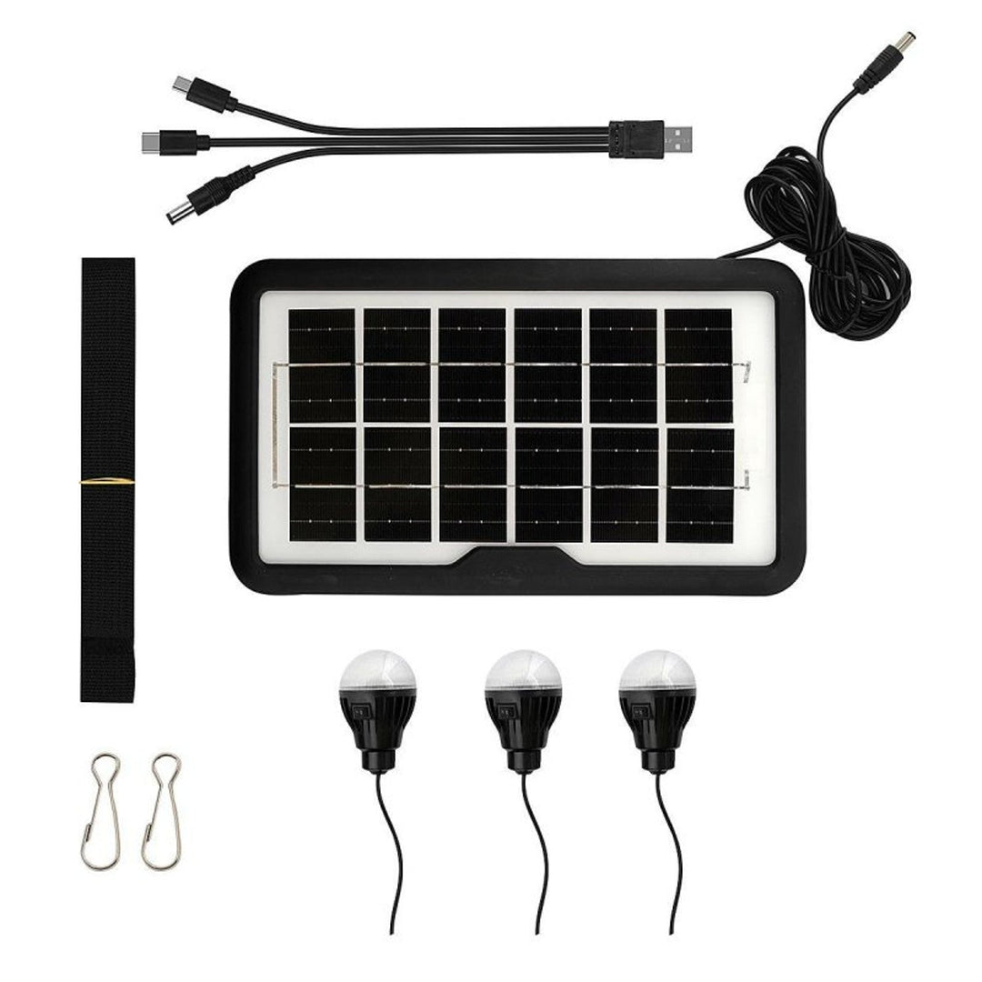 Verna višenamjenska solarna svjetiljka, 6-u-1, power bank, solarni panel, lampa, LED svjetla, zvučnik + radio, Tur000008