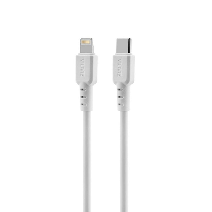 VIDVIE glavni punjač, 3A, 65W, 2x USB-C, 1x USB, kabel USB-C/iPhone, PLE262