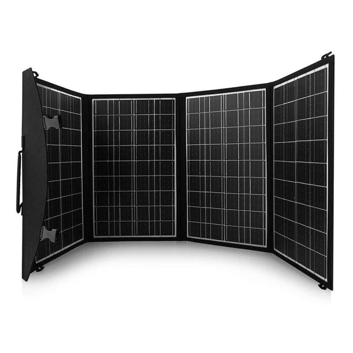 Solarni panel, punjač, 60 W, 2 USB priključka, crna i narančasta, A06