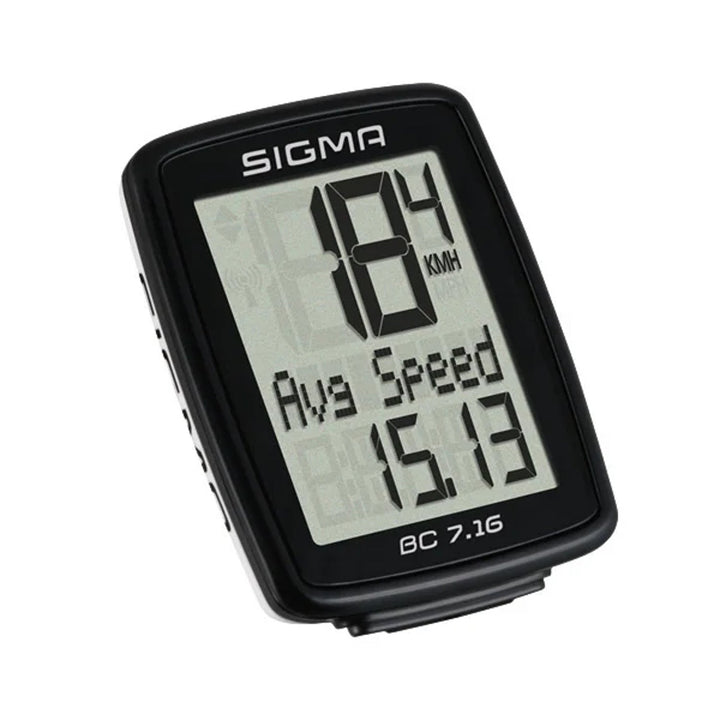 Sigma biciklistički računalo, žičano, start/stop, troredni zaslon, BC 7.16