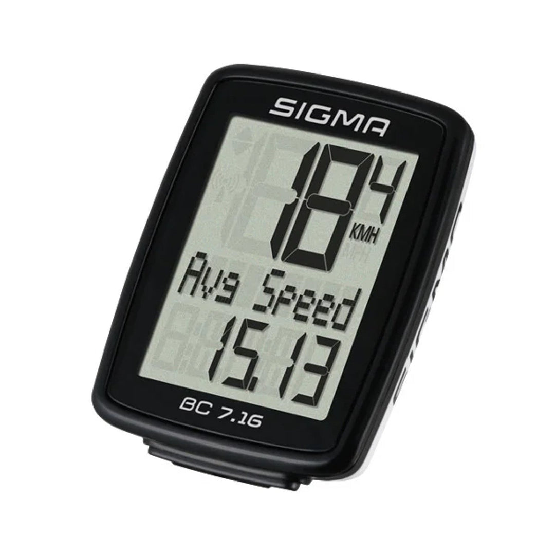 Sigma biciklistički računalo, žičano, start/stop, troredni zaslon, BC 7.16