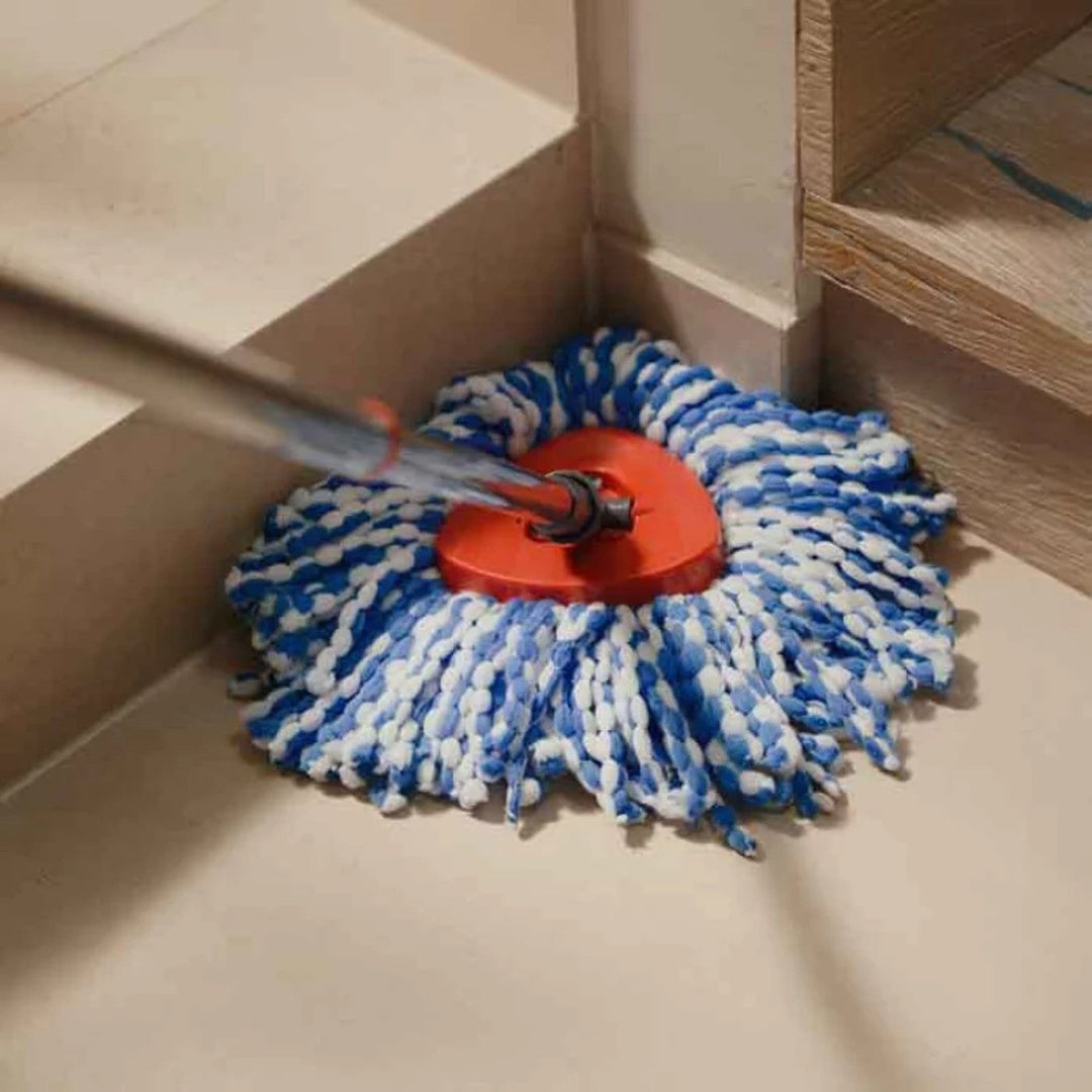 Vileda spin mop, dva spremnika, sustav centrifuge, sklopiva ručka, jednostavno čišćenje kutova, turbo H2prO