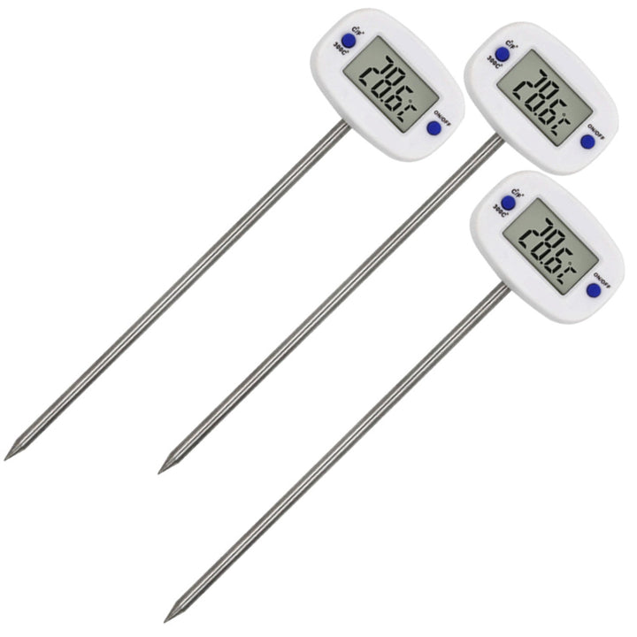Termometar/sonda za hranu, GreenBlue, duljina sonde 15 cm, temperaturni raspon -50 °C do +300 °C, točnost 0,1 °C, GB382, 3 komada