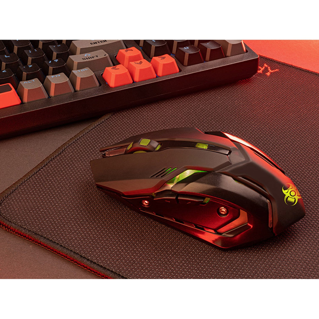 Tracer gaming miš, bežični, baterija od 500 mAh, 3200 DPI, Gamezone Rocky RF Nano