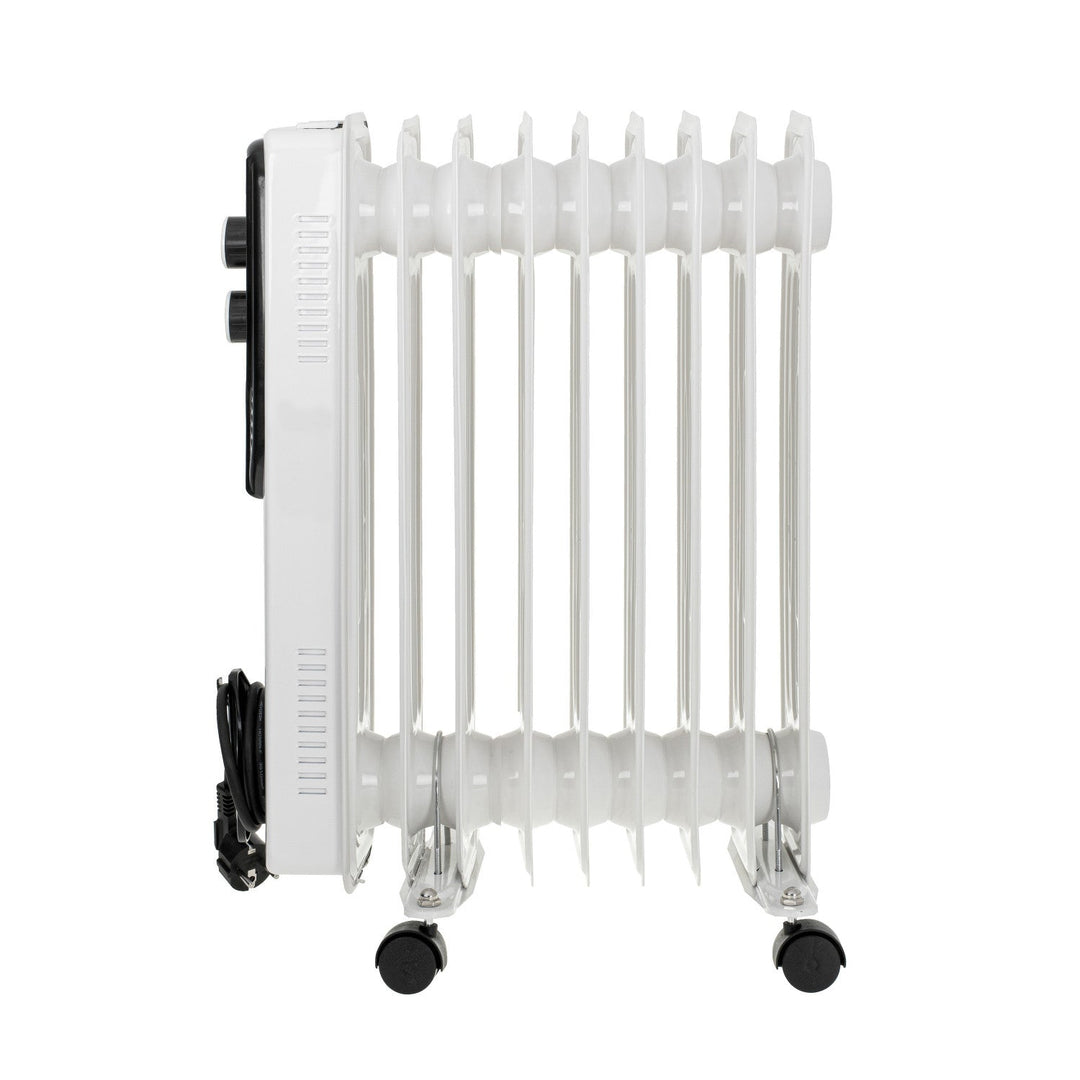 Adler uljem napunjeni radijator, 9 rebra, 2000 W snage, 3 razine grijanja, bijela, AD 7816