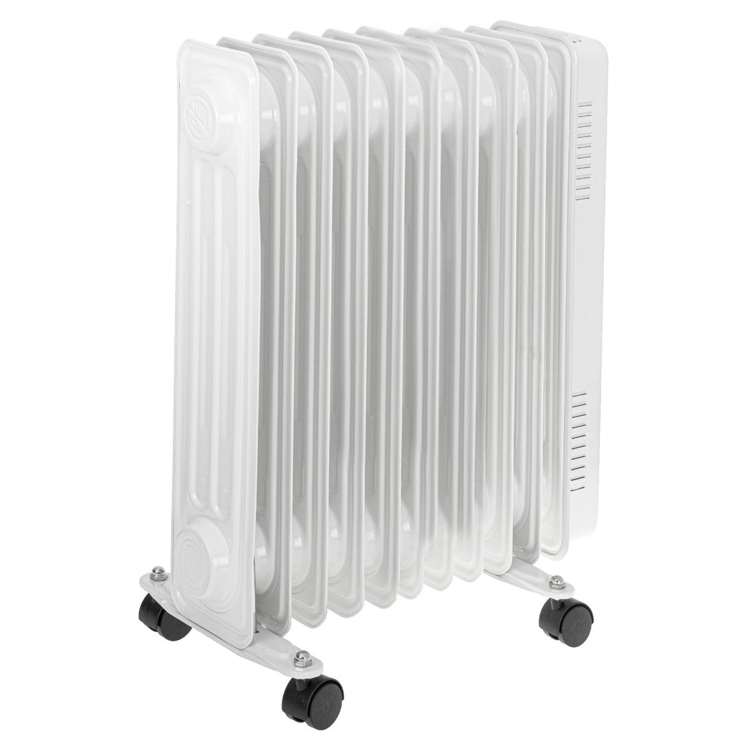 Adler uljem napunjeni radijator, 9 rebra, 2000 W snage, 3 razine grijanja, bijela, AD 7816