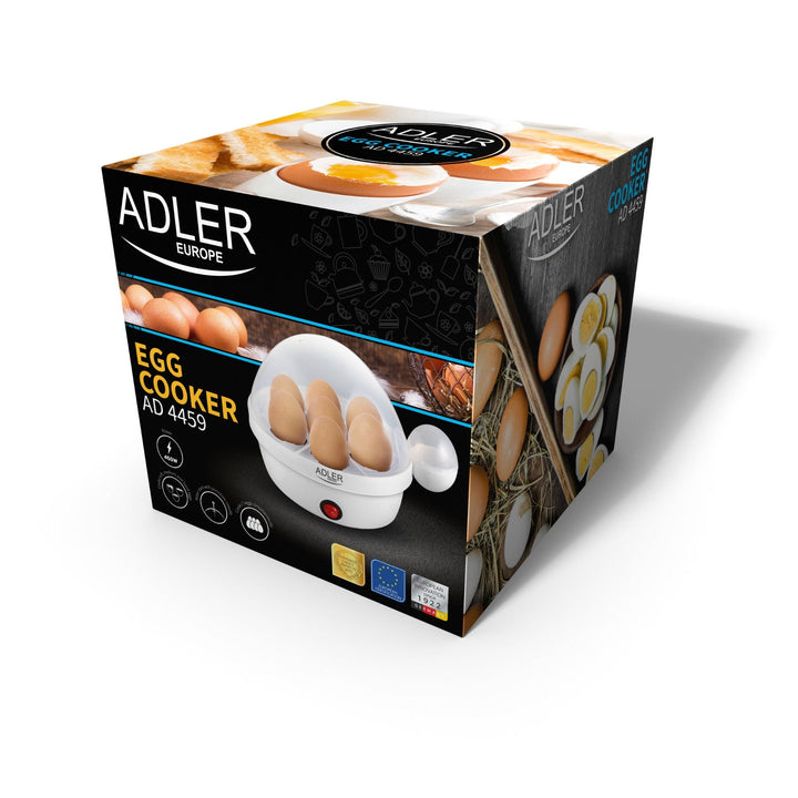 Adler automatski kuhalo za jaja, za 7 jaja, snaga 450 W, bijela, AD 4459
