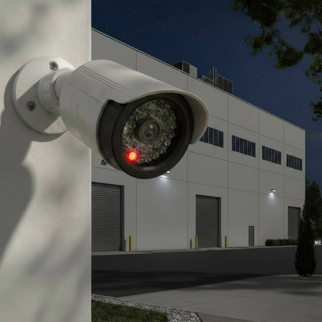 Lažna cijevna kamera, IR LED diode, bijela, napajanje na 2xAA baterije (nisu uključene), ABS, IR1800 W