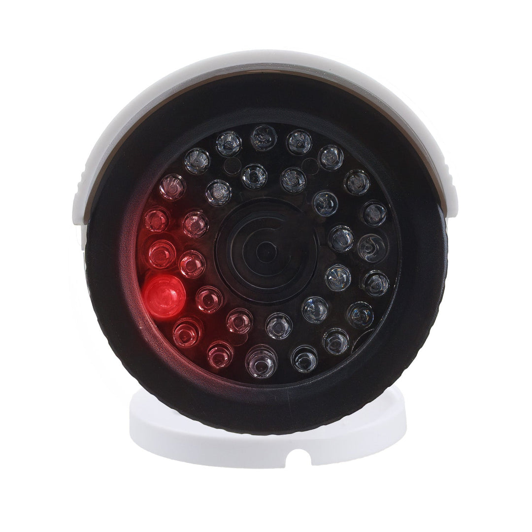 Set dviju dummy cijevnih kamera, IR LED dioda, bijele boje, 2xAA napajanje (nije uključeno), ABS, IR1800 WT