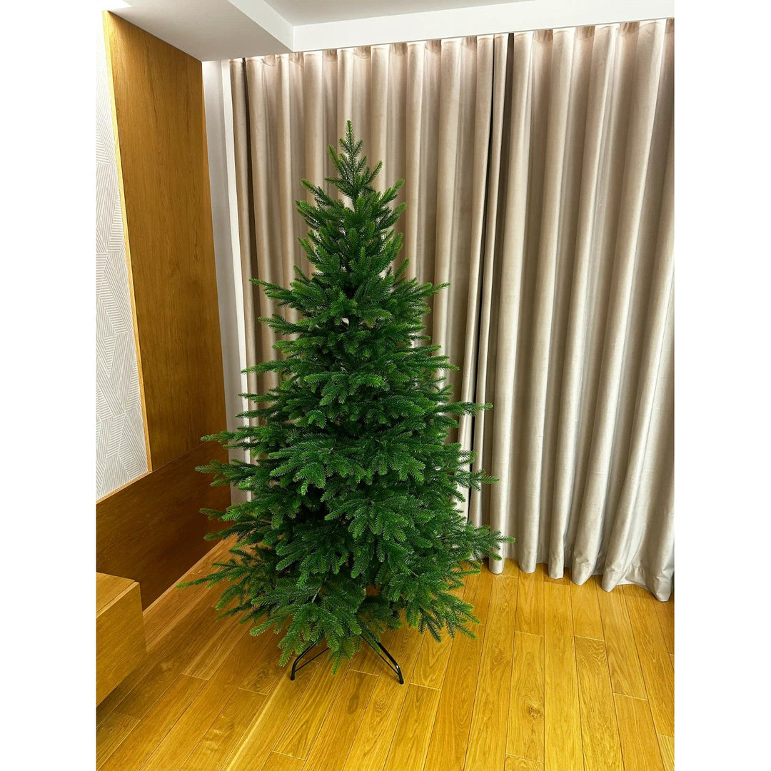 Umjetna božićna jelka, prirodna kavkaska smreka, PVC + PE, visina 190 cm