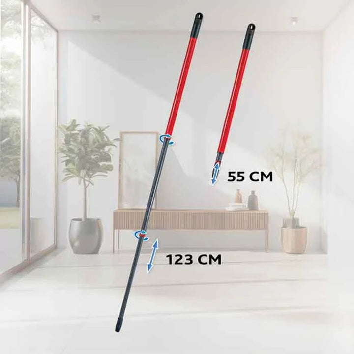 Vileda spin mop, dva spremnika, sustav centrifuge, sklopiva ručka, jednostavno čišćenje kutova, turbo H2prO + 2 dodatna punjenja