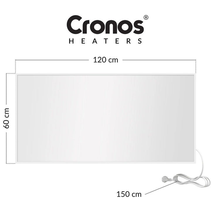 Cronos infracrveni grijač, 1000 W, mat površina, ultratank, Carbon P1000