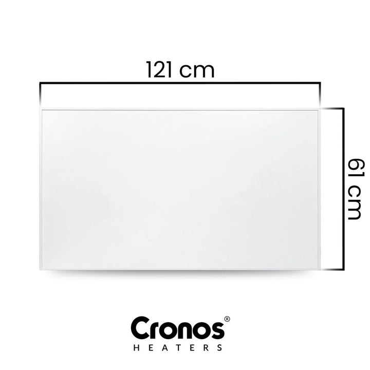 Cronos infracrveni grijač, 700 W, daljinski upravljač, mat površina, ultratank, ekonomično grijanje, Graphene PRO CGP-700TWP