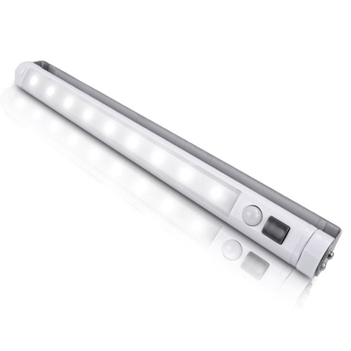 Maclean LED kuhinjska lampa, za montažu ispod ormarića, 9 SMD dioda, na baterije, PIR senzor za uključivanje/isključivanje, MCE166 + 3x Varta Industrial LR6/AA R-06 baterije