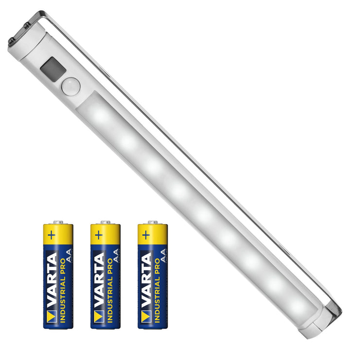 Maclean LED kuhinjska lampa, za montažu ispod ormarića, 9 SMD dioda, na baterije, PIR senzor za uključivanje/isključivanje, MCE166 + 3x Varta Industrial LR6/AA R-06 baterije