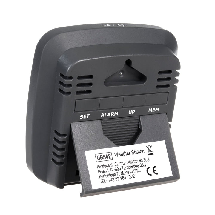 GreenBlue bežična vremenska stanica, s DCF sustavom, kalendar, alarm, GB542 + 4x Varta Industrial AAA alkalne baterije