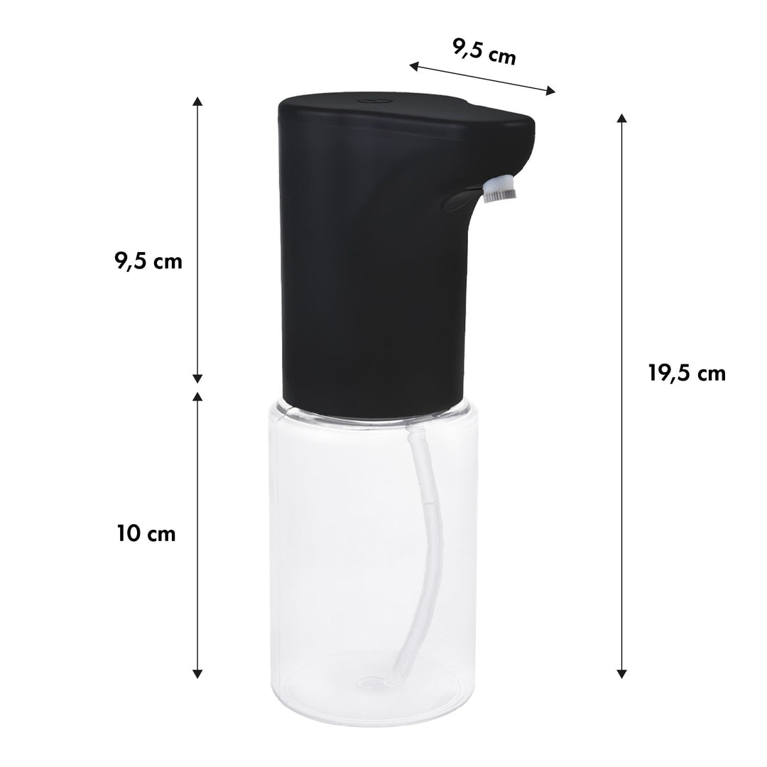 Promedix automatski dozator, spremnik za tekuće sapune i dezinfekcijska sredstva, 300 ml, crna, PR-540 B + 4 AA Varta industrijske baterije