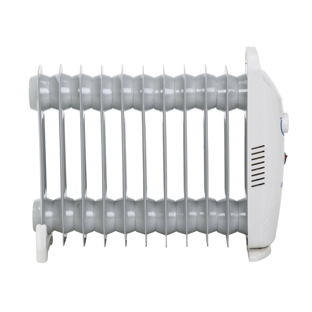 Mesko uljem napunjeni radijator, 11 rebra, 1200 W, kontrola temperature, sivi, MS 7806