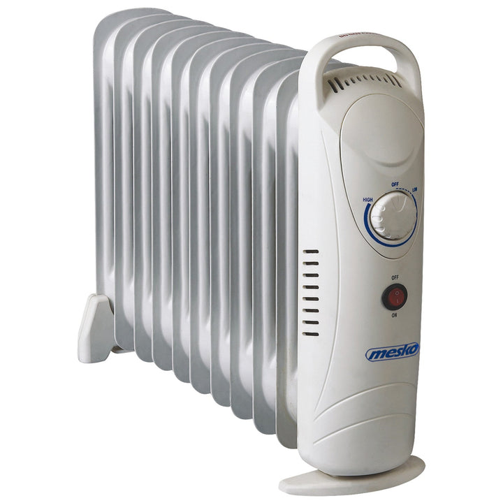 Mesko uljem napunjeni radijator, 11 rebra, 1200 W, kontrola temperature, sivi, MS 7806