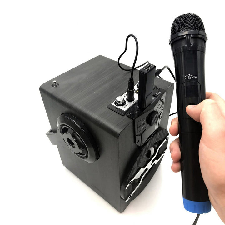 Dva bežična mikrofona s USB prijemnikom za karaoke zvučnik, Mediatech MT395