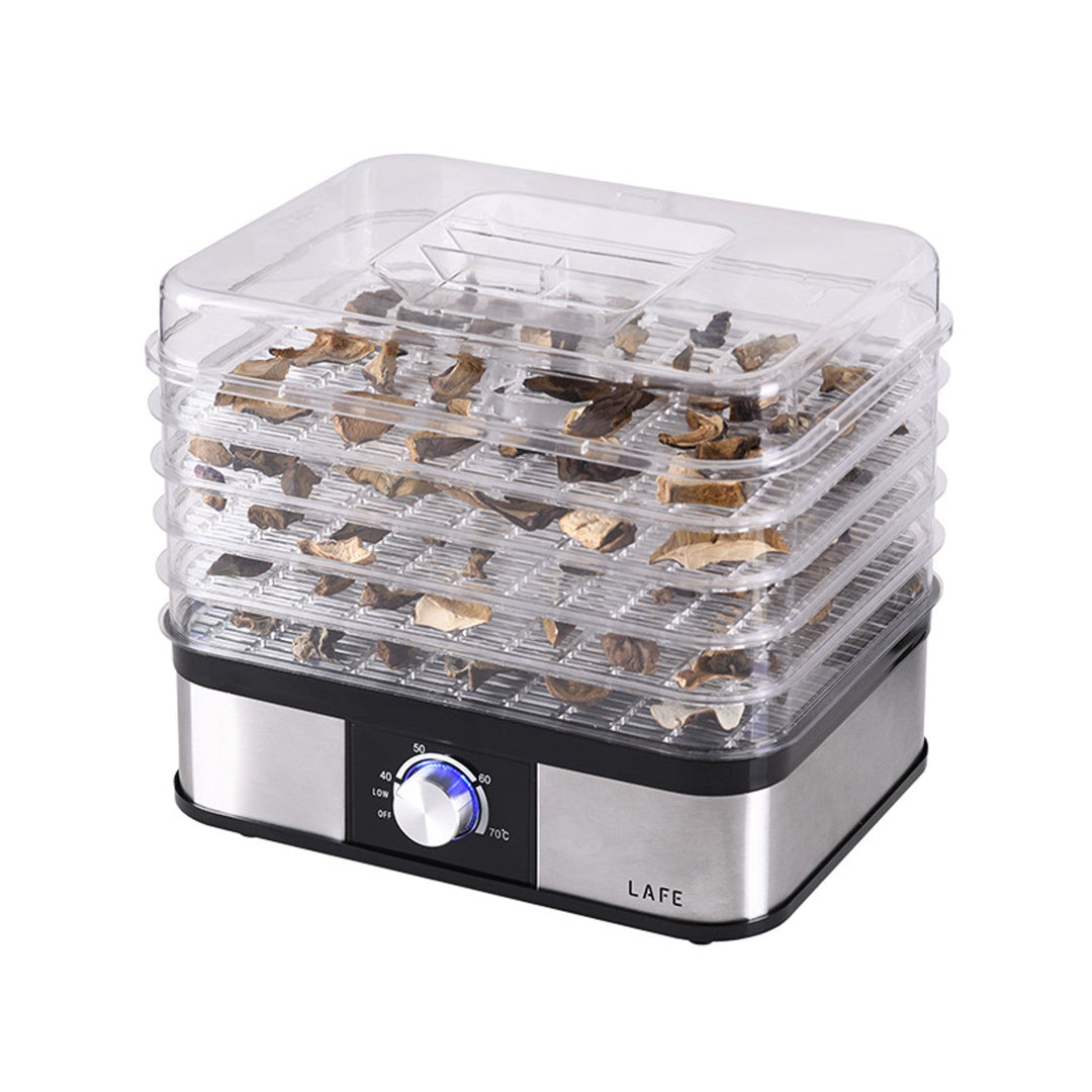 Sušilica Lafe, za gljive, voće, povrće, 250 W, 5 rešetki, kontrola temperature, NutriDry